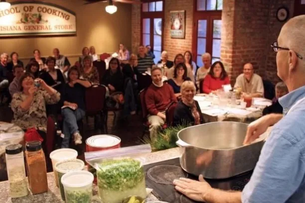 a group of people sitting at a table in a restaurant